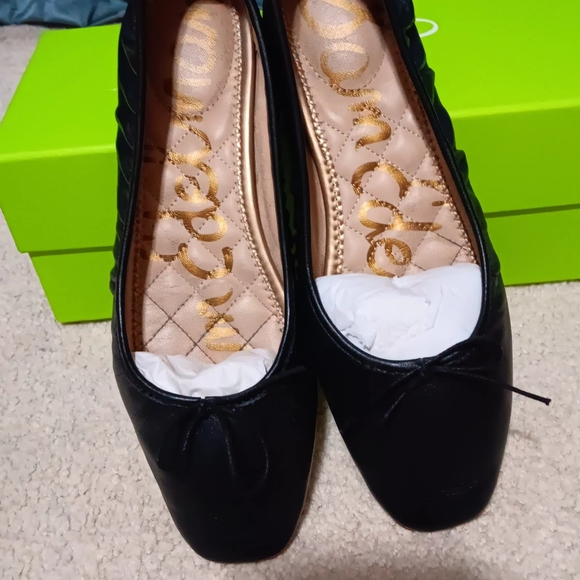 Sam Edelman Meg Black Leather flats - Picture 4 of 4